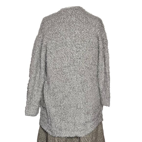 Gray Soft Cardigan Sweater with Pockets Size XS - Picture 2 of 3